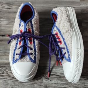 CONVERSE Unisex Retro Sherpa Star Plauer Ox Sneakers Women's Size 7